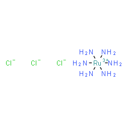 ChemSpider 2D Image | Hexaaminoruthenium(3+) trichloride | H12Cl3N6Ru