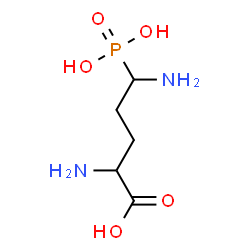 ChemSpider 2D Image | 5-Phosphonoornithine | C5H13N2O5P