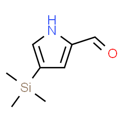 ChemSpider 2D Image | 4-(Trimethylsilyl)-1H-pyrrole-2-carbaldehyde | C8H13NOSi