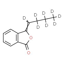 ChemSpider 2D Image | (3Z)-3-(~2~H_8_)Butylidene-2-benzofuran-1(3H)-one | C12H4D8O2