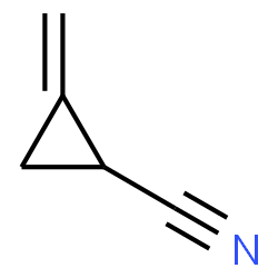 ChemSpider 2D Image | 2-Methylenecyclopropanecarbonitrile | C5H5N