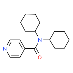 ChemSpider 2D Image | N,N-Dicyclohexylisonicotinamide | C18H26N2O