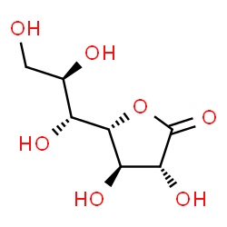 ChemSpider 2D Image | (3R,4R,5S)-3,4-Dihydroxy-5-[(1R,2R)-1,2,3-trihydroxypropyl]dihydro-2(3H)-furanone | C7H12O7