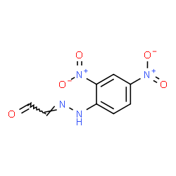 ChemSpider 2D Image | (2E)-[(2,4-Dinitrophenyl)hydrazono]acetaldehyde | C8H6N4O5