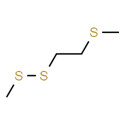ChemSpider 2D Image | 1-(Methyldisulfanyl)-2-(methylsulfanyl)ethane | C4H10S3