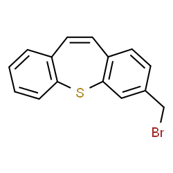 ChemSpider 2D Image | 3-(Bromomethyl)dibenzo[b,f]thiepine | C15H11BrS