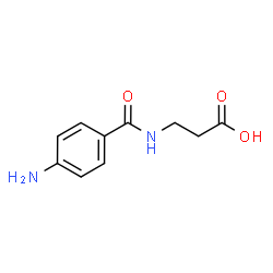 ChemSpider 2D Image | N-(4-aminobenzoyl)-?-alanine | C10H12N2O3