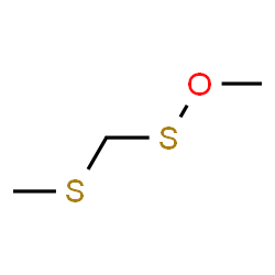 ChemSpider 2D Image | (Methoxysulfanyl)(methylsulfanyl)methane | C3H8OS2