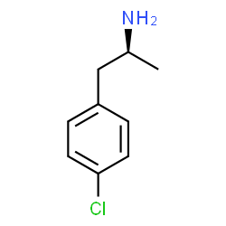 ChemSpider 2D Image | (2S)-1-(4-Chlorophenyl)-2-propanamine | C9H12ClN