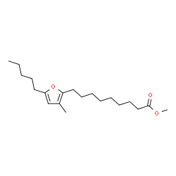 ChemSpider 2D Image | Methyl 9-(3-methyl-5-pentyl-2-furyl)nonanoate | C20H34O3