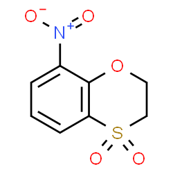 ChemSpider 2D Image | 8-Nitro-2,3-dihydro-1,4-benzoxathiine 4,4-dioxide | C8H7NO5S