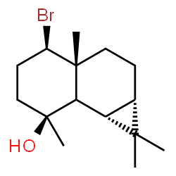 ChemSpider 2D Image | 1R-bromo-ent-maaliol | C15H25BrO