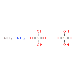 ChemSpider 2D Image | Aluminium - sulfuric acid ammoniate (1:2:1) | H7AlNO8S2