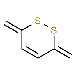 ChemSpider 2D Image | 3,6-Bis(methylene)-3,6-dihydro-1,2-dithiine | C6H6S2