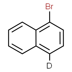 ChemSpider 2D Image | 1-Bromo(4-~2~H)naphthalene | C10H6DBr