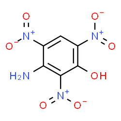 ChemSpider 2D Image | 3-Amino-2,4,6-trinitrophenol | C6H4N4O7