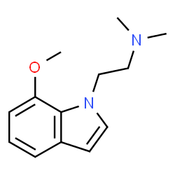 ChemSpider 2D Image | 2-(7-Methoxy-1H-indol-1-yl)-N,N-dimethylethanamine | C13H18N2O