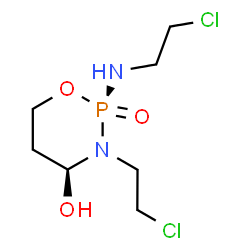ChemSpider 2D Image | (2S,4S)-3-(2-Chloroethyl)-2-[(2-chloroethyl)amino]-1,3,2-oxazaphosphinan-4-ol 2-oxide | C7H15Cl2N2O3P