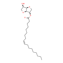 ChemSpider 2D Image | 1,4:3,6-Dianhydro-2-O-[(9Z)-9-octadecenoyl]-D-mannitol | C24H42O5