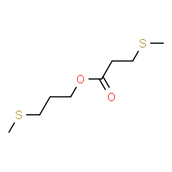ChemSpider 2D Image | 3-(Methylsulfanyl)propyl 3-(methylsulfanyl)propanoate | C8H16O2S2