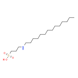 ChemSpider 2D Image | 3-(Tetradecylamino)-1-propanesulfonic acid | C17H37NO3S