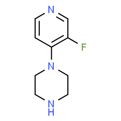 ChemSpider 2D Image | 1-(3-Fluoro-4-pyridinyl)piperazine | C9H12FN3
