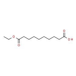 ChemSpider 2D Image | MONO-ETHYL SEBACATE | C12H22O4