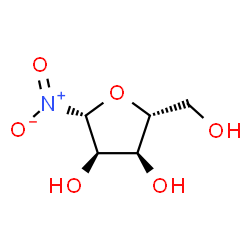 ChemSpider 2D Image | N-Oxo-beta-D-ribofuranosylamineN-oxide | C5H9NO6