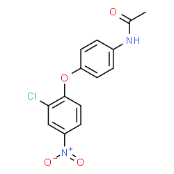 ChemSpider 2D Image | N-[4-(2-Chloro-4-nitrophenoxy)phenyl]acetamide | C14H11ClN2O4