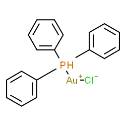 ChemSpider 2D Image | chloro(triphenylphosphine)gold | C18H15AuClP
