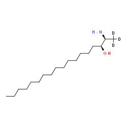 ChemSpider 2D Image | (2S,3S)-2-Amino-3-(1,1,1-~2~H_3_)octadecanol | C18H36D3NO