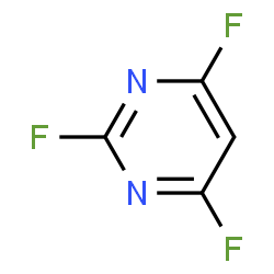 ChemSpider 2D Image | 2,4,6-Trifluoropyrimidine | C4HF3N2