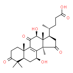 ChemSpider 2D Image | lucidenic acid B | C27H38O7