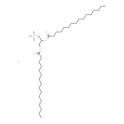 ChemSpider 2D Image | N,N,N-Trimethyl-2,3-bis(palmitoyloxy)-1-propanaminium chloride | C38H76ClNO4