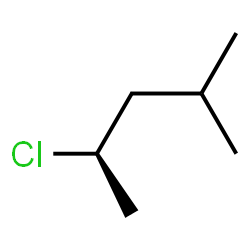 ChemSpider 2D Image | (2R)-2-Chloro-4-methylpentane | C6H13Cl