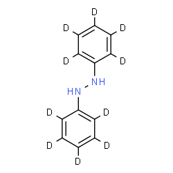 ChemSpider 2D Image | 1,2-Bis[(~2~H_5_)phenyl]hydrazine | C12H2D10N2