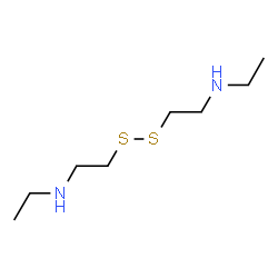 ChemSpider 2D Image | 2,2'-Disulfanediylbis(N-ethylethanamine) | C8H20N2S2