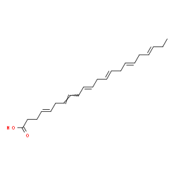 ChemSpider 2D Image | (4E,7E,10E,13E,16E,19E)-4,7,10,13,16,19-Docosahexaenoic acid | C22H32O2