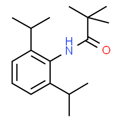 ChemSpider 2D Image | N-(2,6-Diisopropylphenyl)-2,2-dimethylpropanamide | C17H27NO
