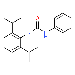 ChemSpider 2D Image | 1-(2,6-Diisopropylphenyl)-3-phenylurea | C19H24N2O