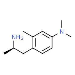 ChemSpider 2D Image | 4-[(2R)-2-Aminopropyl]-N,N,3-trimethylaniline | C12H20N2