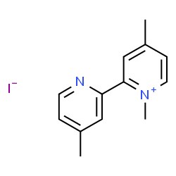 ChemSpider 2D Image | 1,4-Dimethyl-2-(4-methyl-2-pyridinyl)pyridinium iodide | C13H15IN2