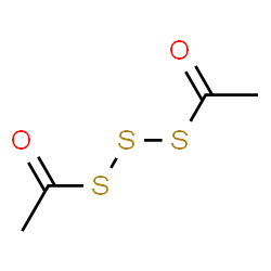ChemSpider 2D Image | 1,1'-(1,3-Trisulfanediyl)diethanone | C4H6O2S3