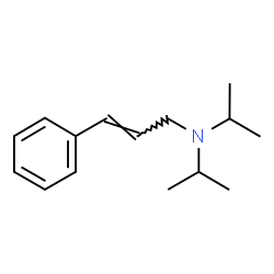 ChemSpider 2D Image | (2E)-N,N-Diisopropyl-3-phenyl-2-propen-1-amine | C15H23N
