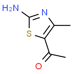 ChemSpider 2D Image | 5-Acetyl-4-methyl-2-thiazolamine | C6H8N2OS