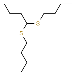 ChemSpider 2D Image | 1,1-Bis(butylsulfanyl)butane | C12H26S2