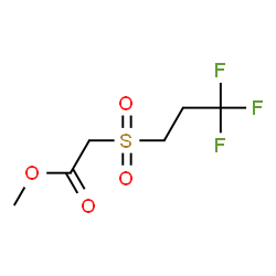 ChemSpider 2D Image | Methyl [(3,3,3-trifluoropropyl)sulfonyl]acetate | C6H9F3O4S