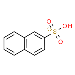 ChemSpider 2D Image | 2-Naphthalene(~35~S)sulfonic acid | C10H8O335S