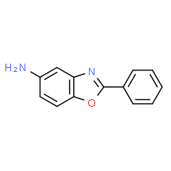 ChemSpider 2D Image | 5-Amino-2-phenylbenzoxazole | C13H10N2O