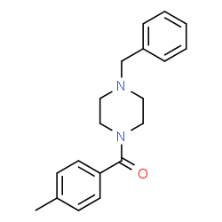 ChemSpider 2D Image | (4-benzylpiperazino)(4-methylphenyl)methanone | C19H22N2O